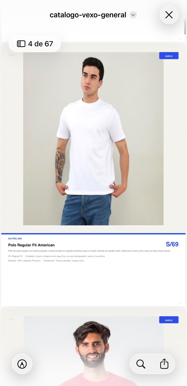 Este es el Catalago PDF que el cliente recibe